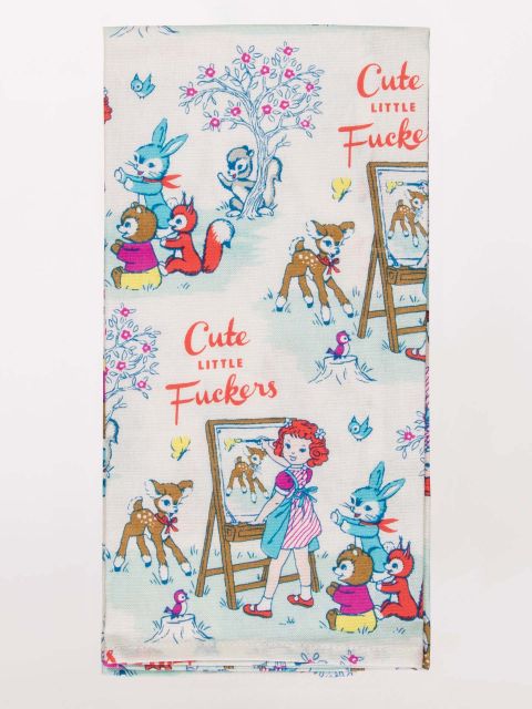 Image of Cute Little Fuckers Dish Towel